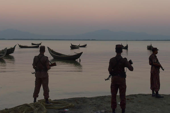 BGB on the bank of river Naf