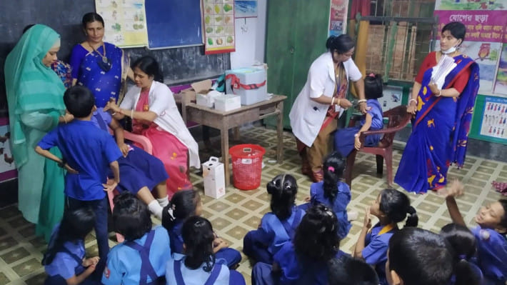 শিশুদের টিকাদান