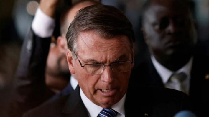 ব্রাজিলের নির্বাচনের পরাজিত প্রার্থী জায়ের বলসোনারো। ছবি: রয়টার্স