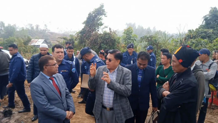 বান্দরবান, ম্রো পাড়া, তদন্ত দল, পরিদর্শন, জাতীয় মানবাধিকার কমিশন,