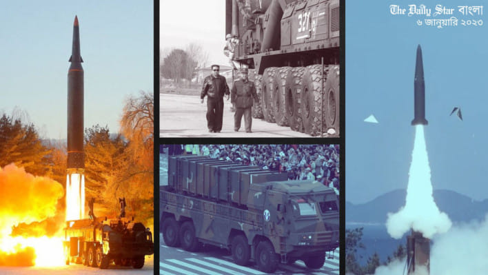 কোরিয়ার ক্ষেপণাস্ত্র শক্তির তুলনা