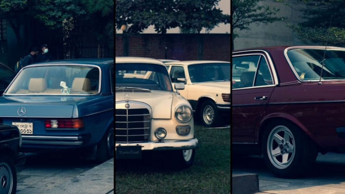 ঢাকার ঐতিহ্যবাহী মার্সিডিজ গাড়ির মিলনমেলা