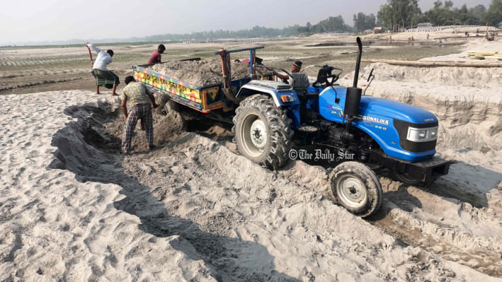 অবৈধ বালু উত্তোলন