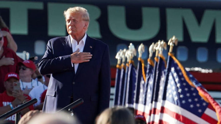 সাবেক মার্কিন প্রেসিডেন্ট ডোনাল্ড ট্রাম্প। ছবি: রয়টার্স