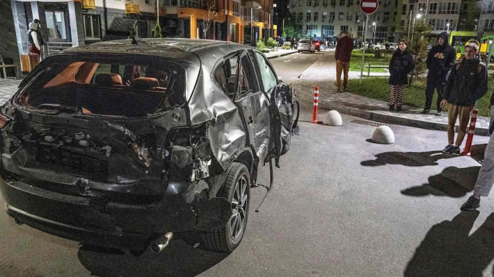 কিয়েভে রাশিয়ার ড্রোন হামলা