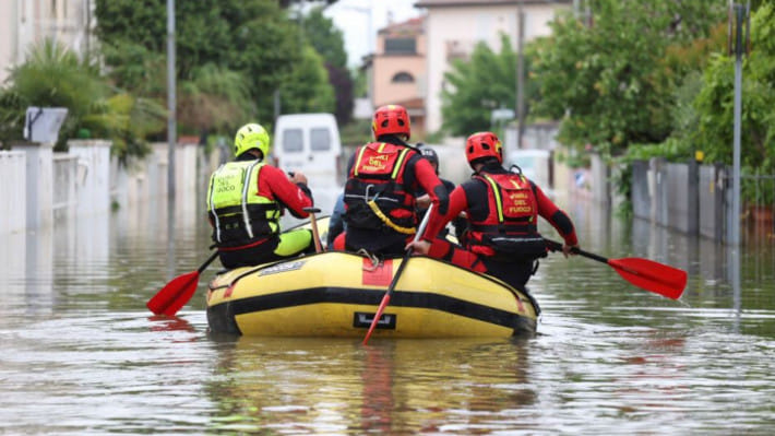 ইতালিতে বন্যা