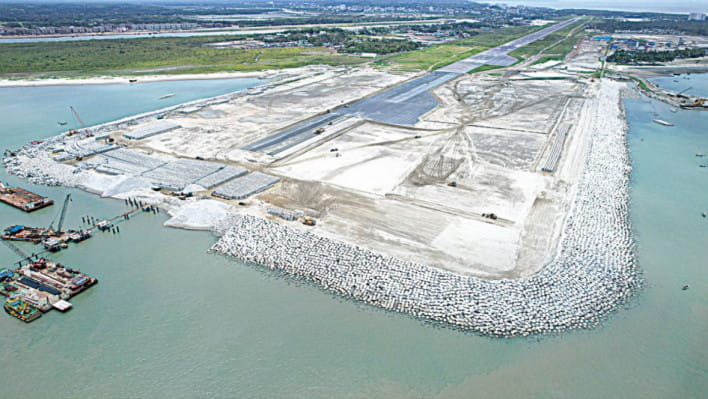 ডিসেম্বরে চালু হবে সাগরজলে দেশের দীর্ঘতম রানওয়ে