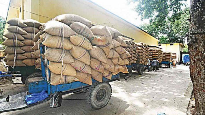 খাদ্যশস্য মজুদ