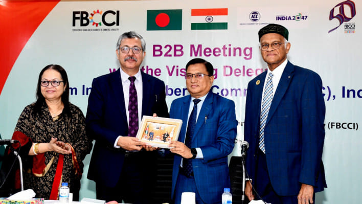 ভারত, বাংলাদেশ, বিটুবি, দি ফেডারেশন অব বাংলাদেশ চেম্বার্স অব কমার্স অ্যান্ড ইন্ডাস্ট্রি, এফবিসিসিআই, ইন্ডিয়ান চেম্বার অব কমার্স, আইসিসি,