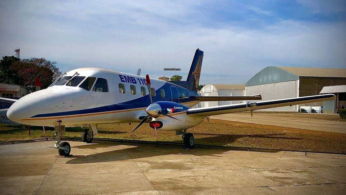 ইএমবি-১১০ মডেলের এমব্রায়ার বানদেইরান্তে উড়োজাহাজ। ফাইল ছবি: ফ্লাইট২৪ ডট কম থেকে সংগৃহীত