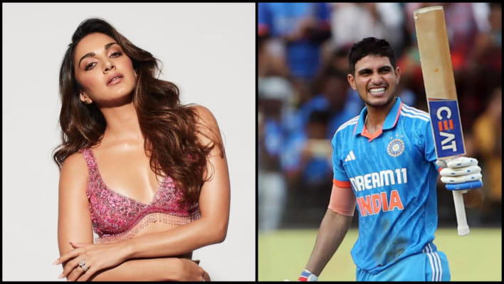 বলিউড অভিনেত্রী কিয়ারা আদভানি ও ক্রিকেটার শুবমান গিল