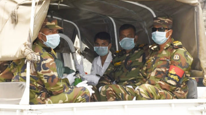 নির্বাচনে সেনা মোতায়েন