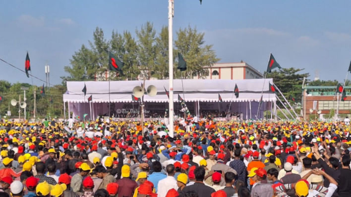 শেখ হাসিনার বরিশাল জনসভা