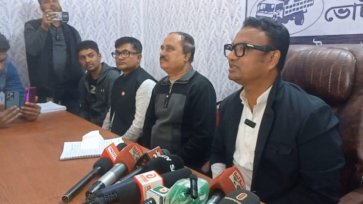 সংবাদ সম্মেলনে বক্তব্য রাখছেন যশোর ১ আসনের স্বতন্ত্র প্রার্থী আশরাফুল আলম লিটন। ছবি: সংগৃহীত