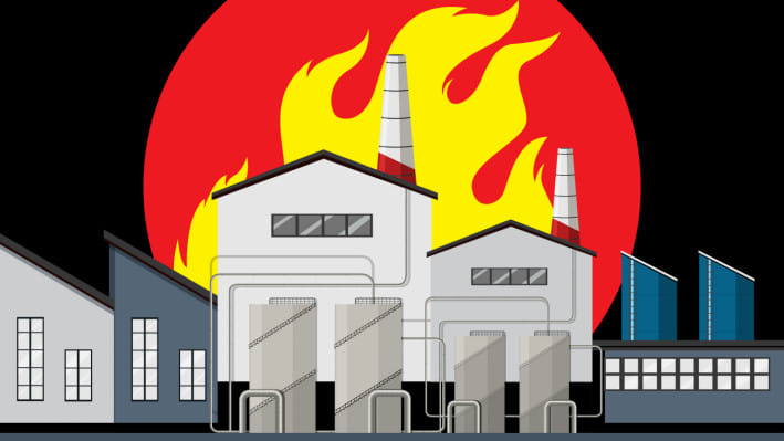 আগুনের ঝুঁকি