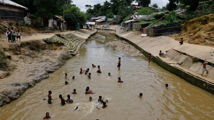কক্সবাজারে রোহিঙ্গাদের কুতুপালং শরণার্থী শিবির। ফাইল ছবি: রয়টার্স