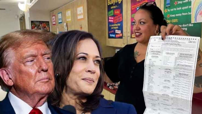 মার্কিন নির্বাচনে ব্যালট পেপারে বাংলা ভাষা। প্রতীকী ছবি: সংগৃহীত