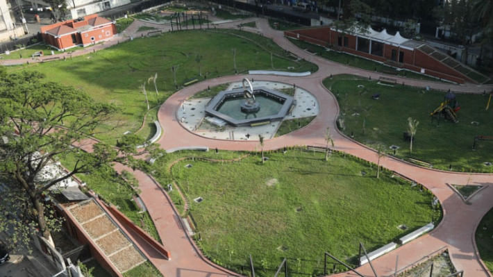 চট্টগ্রামের জাতিসংঘ পার্ক। ছবি: রাজিব রায়হান/স্টার