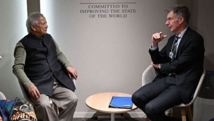 মিউনিখ নিরাপত্তা সম্মেলনের চেয়ারম্যান রাষ্ট্রদূত ক্রিস্টোফ হিউসগেন প্রধান উপদেষ্টা ড. ইউনূসের সাথে সাক্ষাৎ করেন। ছবি : পিআইডি/বাসস