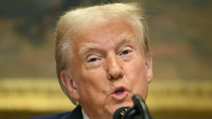 মার্কিন প্রেসিডেন্ট ডোনাল্ড ট্রাম্প। ছবি: এএফপি