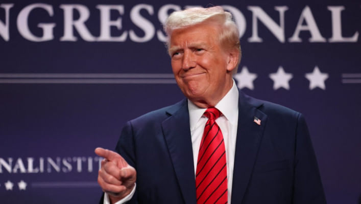 মার্কিন প্রেসিডেন্ট ডোনাল্ড ট্রাম্প। ছবি: এএফপি