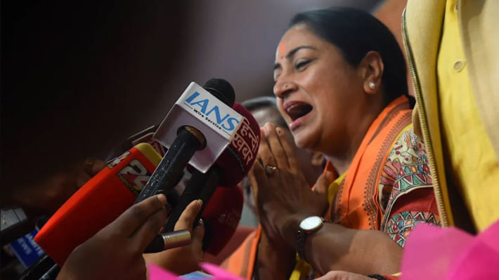 দিল্লির নতুন মুখ্যমন্ত্রী রেখা গুপ্তা। ছবি: স্টেটসম্যান 