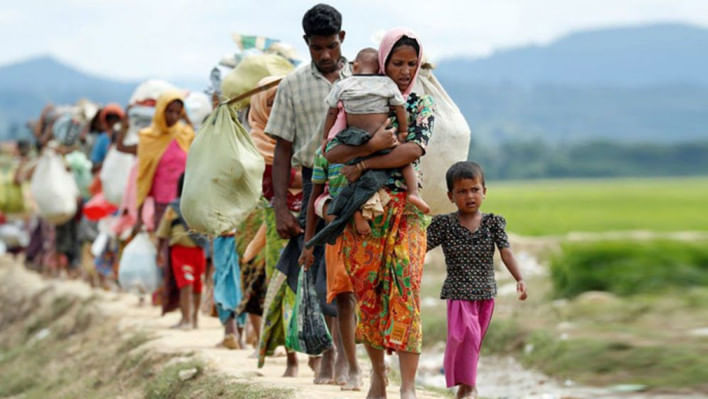 বাংলাদেশে আশ্রয় নেওয়া রোহিঙ্গা জনগোষ্ঠী। ফাইল ছবি: সংগৃহীত