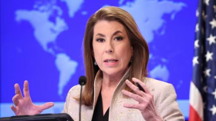 মার্কিন পররাষ্ট্র মন্ত্রণালয়ের মুখপাত্র ট্যামি ব্রুস। ফাইল ছবি: রয়টার্স