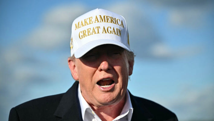 ট্রাম্পের প্রথম ১০০ ছিল নজিরবিহীন সব ঘটনায় পূর্ণ। ছবি: এএফপি