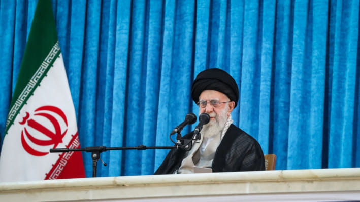 ইরানের সর্বোচ্চ ধর্মীয় নেতা আয়াতুল্লাহ আলি খামেনি। ফাইল ছবি: এএফপি