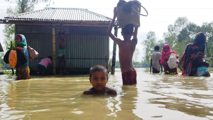 তিস্তা দুধকুমার বন্যা পরিস্থিতি