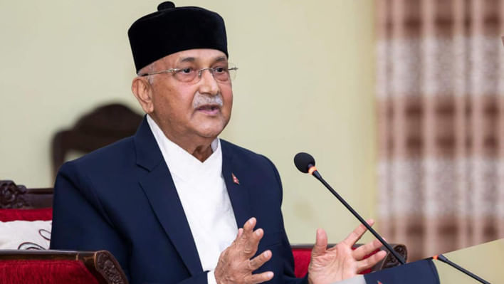 নেপালের সাবেক প্রধানমন্ত্রী অলি। ফাইল ছবি: সংগৃহীত