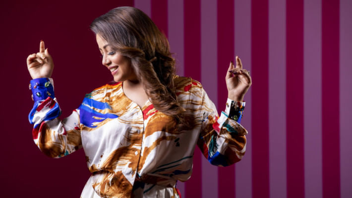 জনপ্রিয় গায়িকা দিলশাদ নাহার কনা। ছবি: শেখ মেহেদী মোর্শেদ/স্টার 