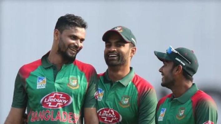 Mashrafe Mortaza, Tamim Iqbal & Mehidy Hasan Miraz