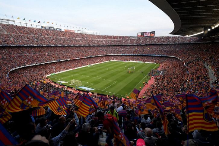 Camp Nou stadium in Barcelona Camp Nou stadium in Barcelona