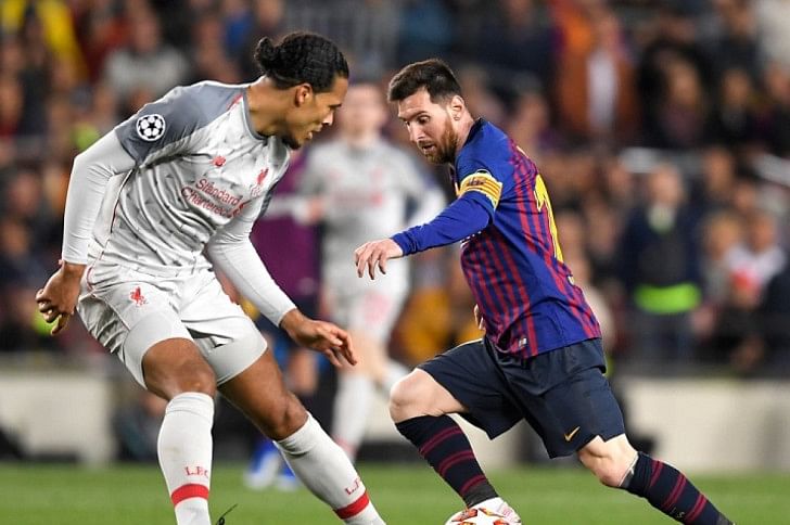 Virgil van Dijk and lionel messi Virgil van Dijk and lionel messi