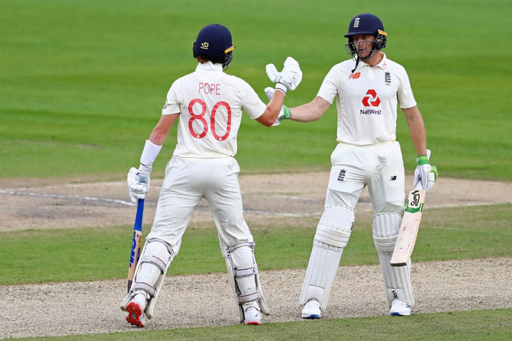 Ollie Pope and Jos Buttler Ollie Pope and Jos Buttler