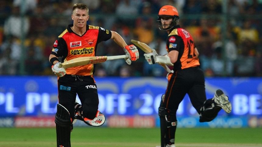 David Warner and Kane Williamson David Warner and Kane Williamson