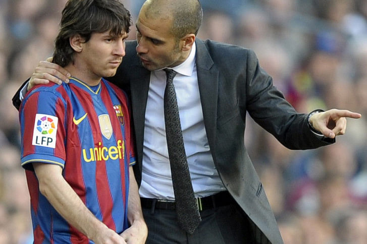 messi and guardiola messi and guardiola