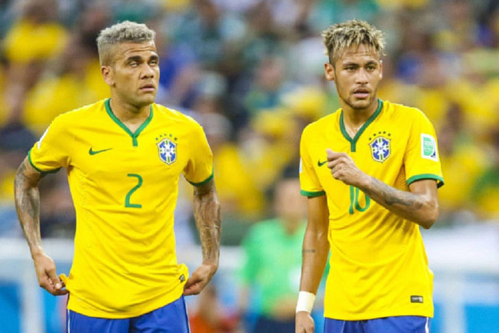 neymar and dani alves neymar and dani alves