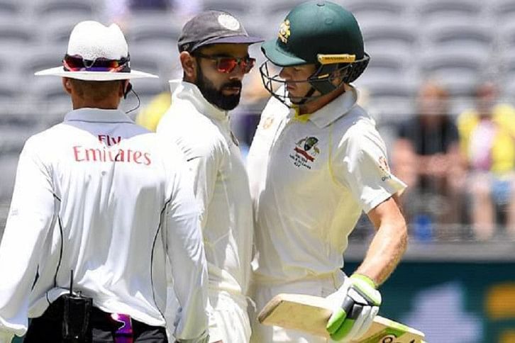 Tim Paine and Virat Kohli Tim Paine and Virat Kohli