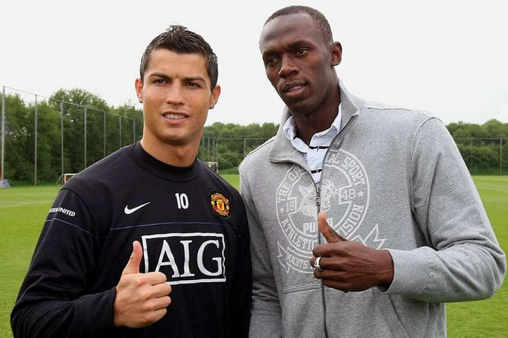Usain Bolt & Cristiano Ronaldo Usain Bolt & Cristiano Ronaldo