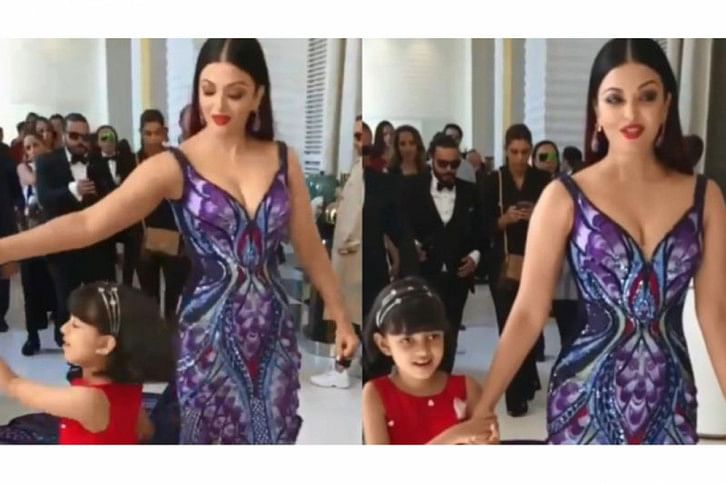 Aishwarya and Aaradhya at Cannes Aishwarya and Aaradhya at Cannes