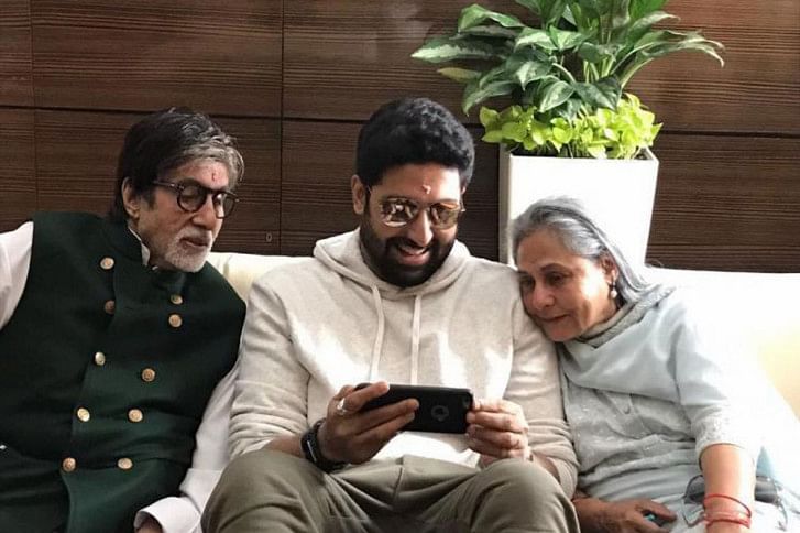 Amitabh Jaya and Abhishek Bachchan Amitabh Jaya and Abhishek Bachchan