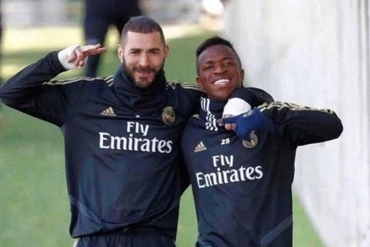 benzema and vinicius benzema and vinicius