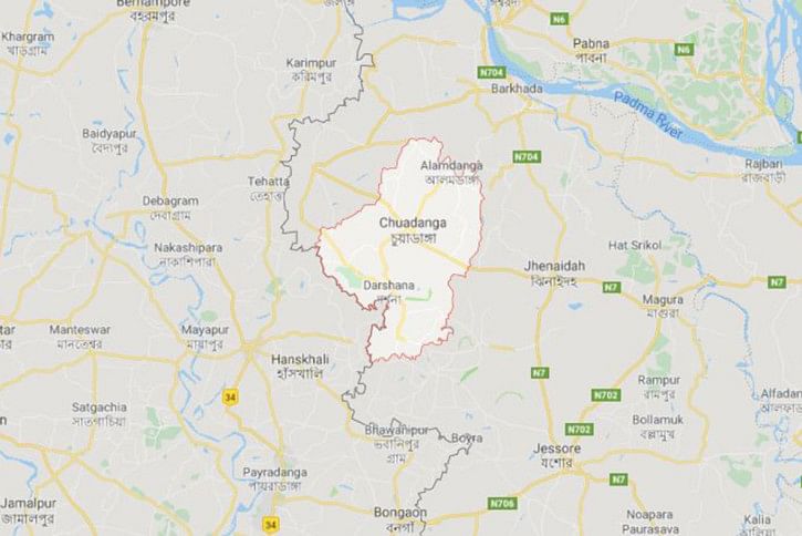 chuadanga map chuadanga map