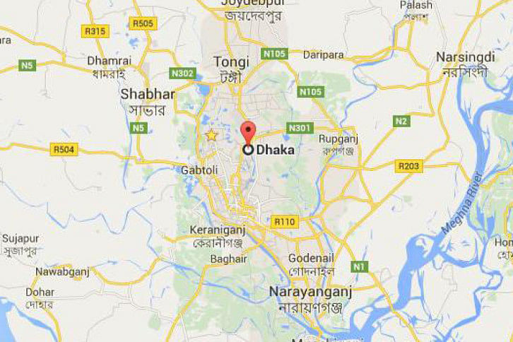Dhaka map Dhaka map