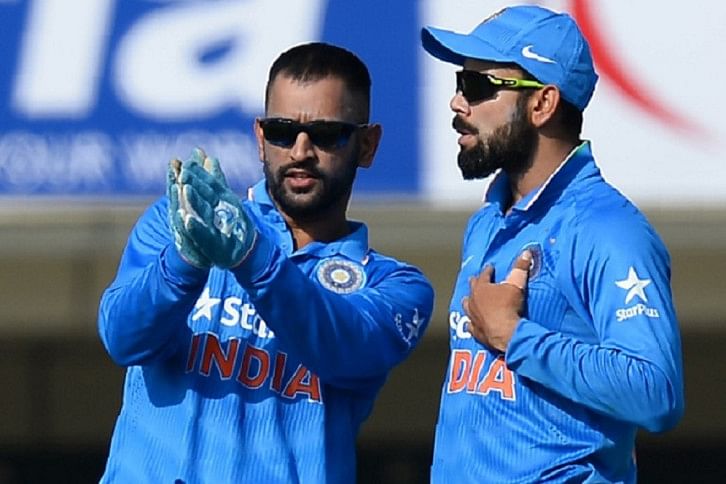 dhoni kohli