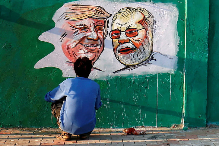 Donald Trump and Narendra Modi Donald Trump and Narendra Modi