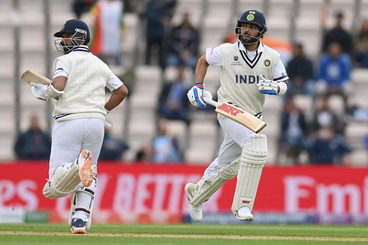 Virat Kohli and Ajinkya Rahane Virat Kohli and Ajinkya Rahane